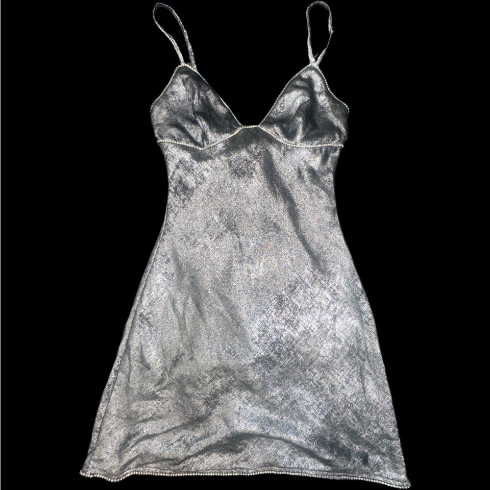 Salty Shimmering Silver Dress